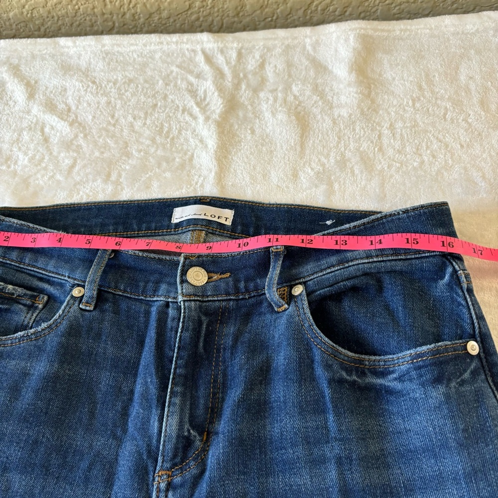 LOFT Women’s The Super Soft Girlfriend Jeans size 29/8 - Picture 11 of 15